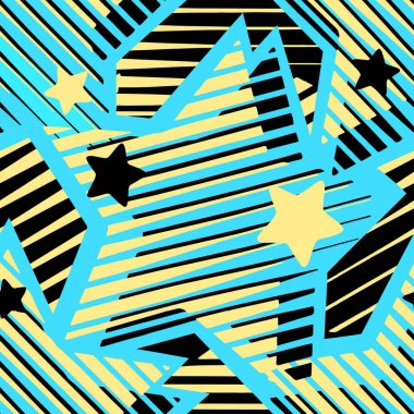 Yıldız baskı, Dikişsiz el el sanatları etkileyici mürekkep desen.