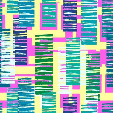 Sorunsuz parlak çizgiler geometrik yinelenen el el sanatları expressi