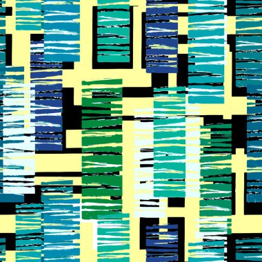 Sorunsuz parlak çizgiler geometrik yinelenen el el sanatları expressi