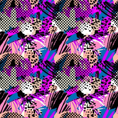  Kentsel funky Tekstil desen 