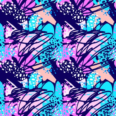 Boya konturları Tekstil desen