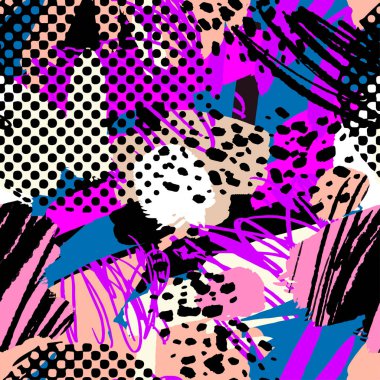  Kentsel funky Tekstil desen 