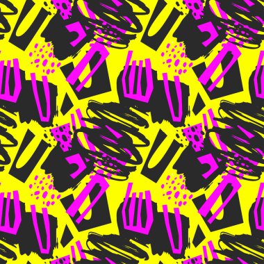 Boya konturları Tekstil desen