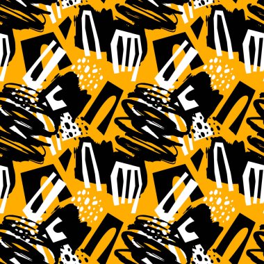 Boya konturları Tekstil desen