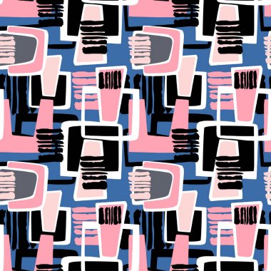  Kentsel funky Tekstil desen 