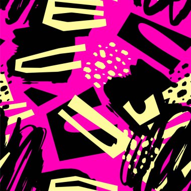 Boya konturları Tekstil desen