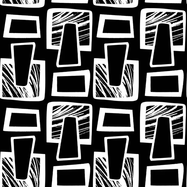 Naadloze stedelijke funky textiel patroon — Stockvector