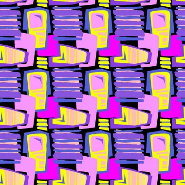 Sorunsuz brushpen Tekstil doodle desen doku