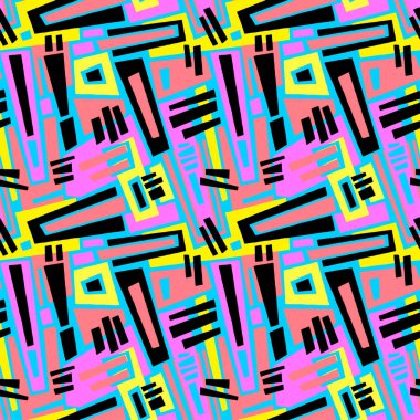 Sorunsuz brushpen Tekstil doodle desen doku.