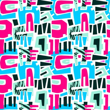 Kentsel sorunsuz funky kolaj desen