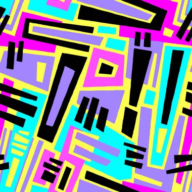 Sorunsuz brushpen Tekstil doodle desen doku.