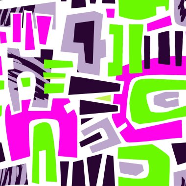 Kentsel sorunsuz funky kolaj desen