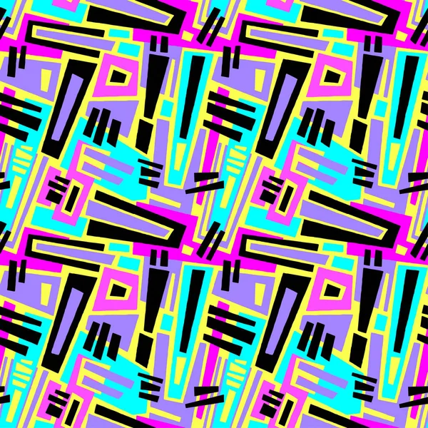 Pinceau sans couture textile motif gribouille texture grunge . — Image vectorielle