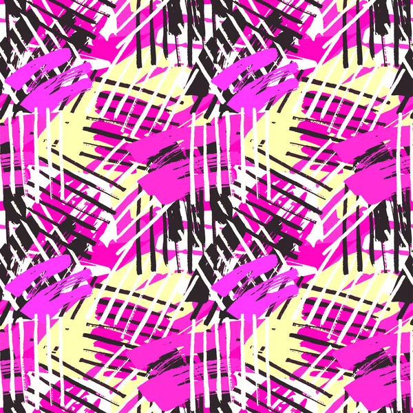 Stedelijke naadloze funky geometrische patroon — Stockvector