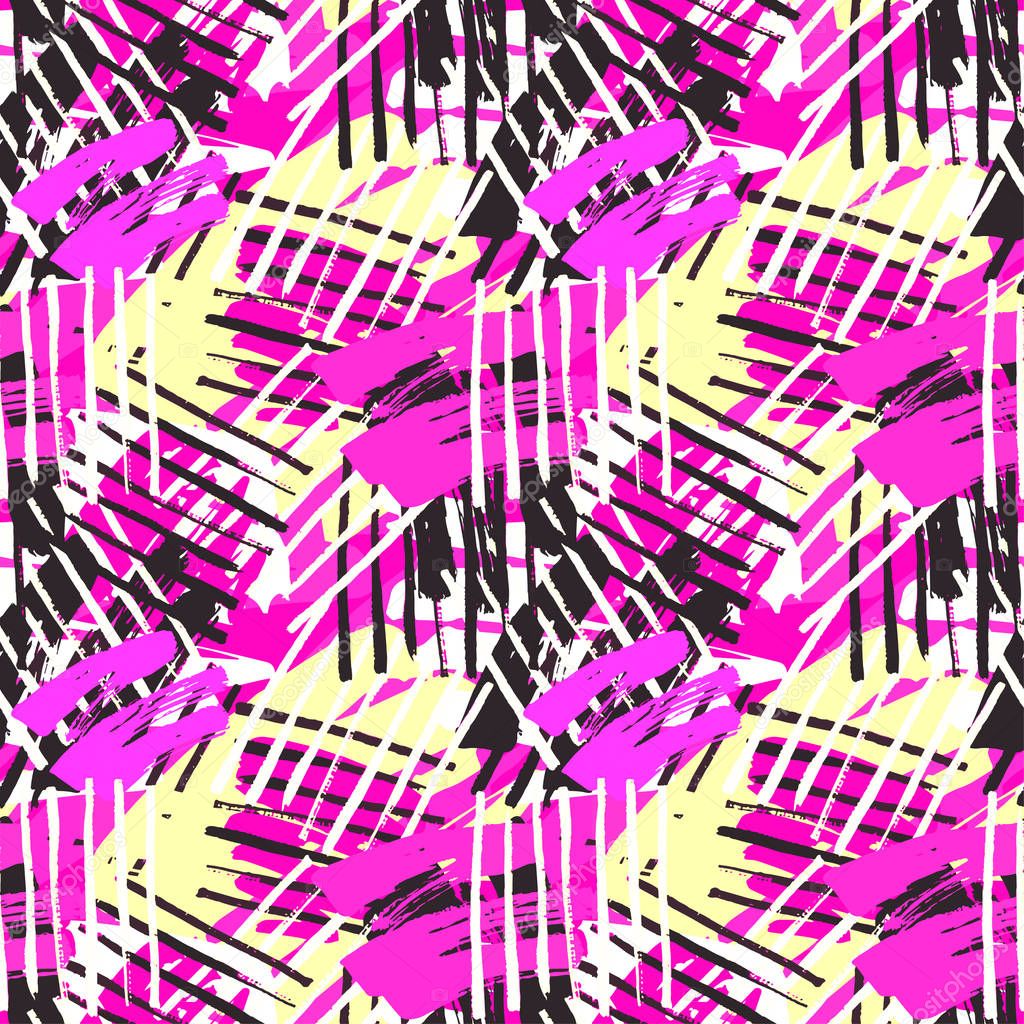 Urban seamless funky geometric pattern 