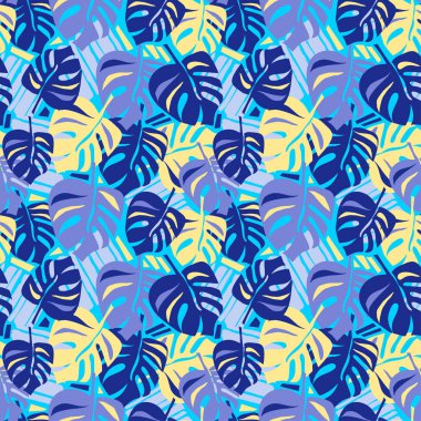 Sorunsuz yaz tropikal desen bırakır