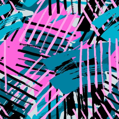 Kentsel Dikişsiz funky geometrik desen 