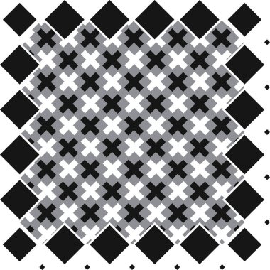 Yinelenen Tekstil, mürekkep fırça darbeleri deseni