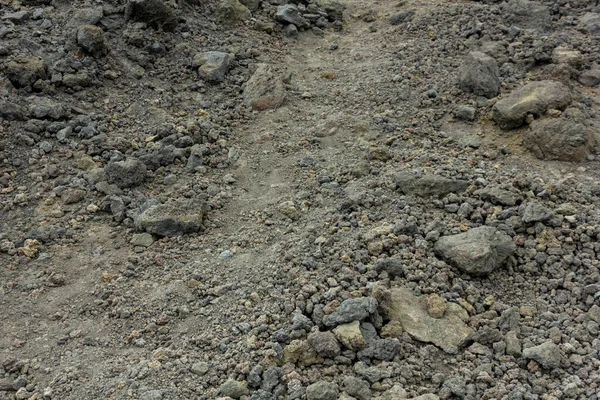 Path among the stones of Lava — Stockfoto
