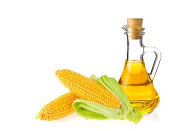 Çiftlik Organik Bitkisel yağ ve çift sulu mısır mısır koçanı ile sürahi