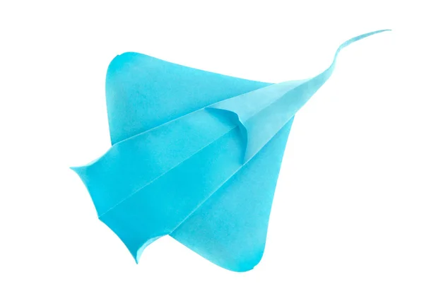 Azul oceano raio de origami — Fotografia de Stock