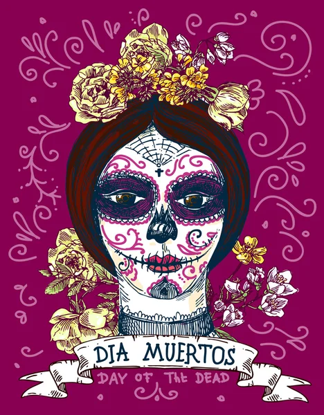 Día de los Muertos — Vector de stock