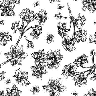 El çizimi vektörsüz desen.