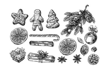 Weillustration Noel gıda