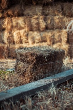 bir saman yığını