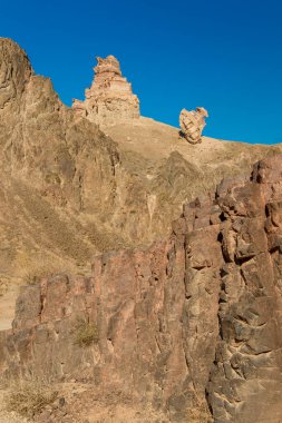Charyn Kanyonu, Kazakistan 'da Mars manzarasına benzer ünlü bir yerdir.