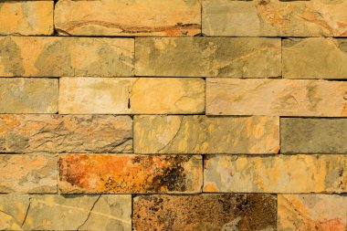 arkaplan için sarı tuğla duvar dokusu