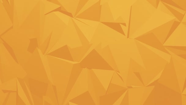 オレンジ色の企業多角形の背景 — ストック動画