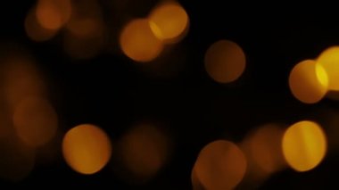 Gold Bokeh Overlay