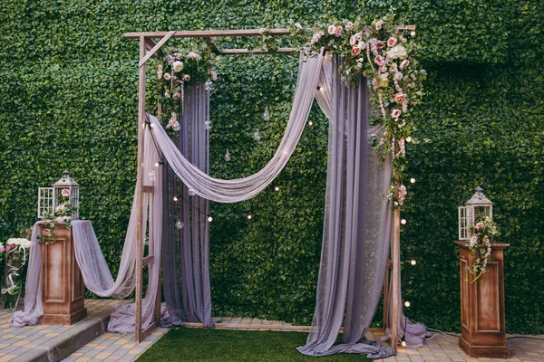 Wedding arch ceremonies — Stock Photo, Image
