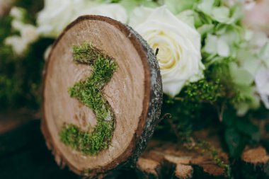 Tablolar düğünde numaralandırma