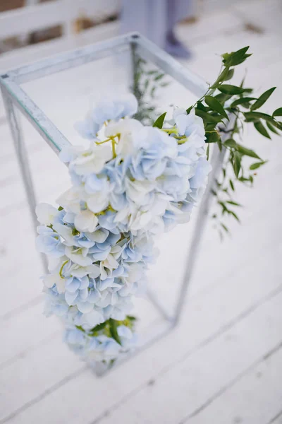 Bela decoração de flores no casamento — Fotografia de Stock