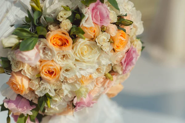 Bela decoração de flores no casamento — Fotografia de Stock