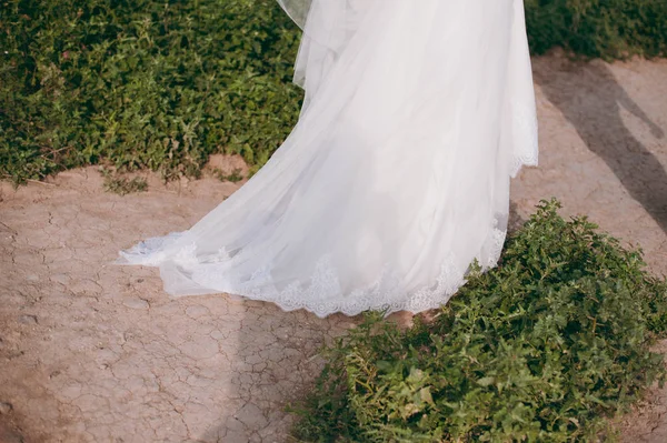 Bellissimi abiti da sposa separatamente — Foto Stock