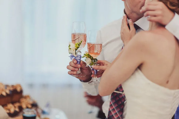 Toast at the wedding — Stock Photo, Image