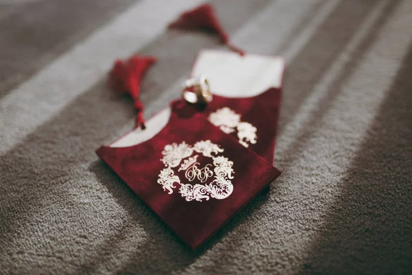 Dos anillos de boda — Foto de Stock