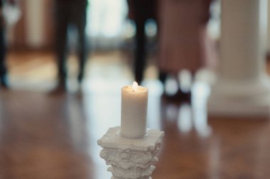 Gelin ve damat aydınlatma mum