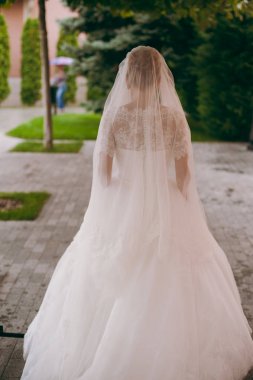 Kum bir yürüyüş gelin ve damat deniz alanı günbatımı mimari düğün çift çimen