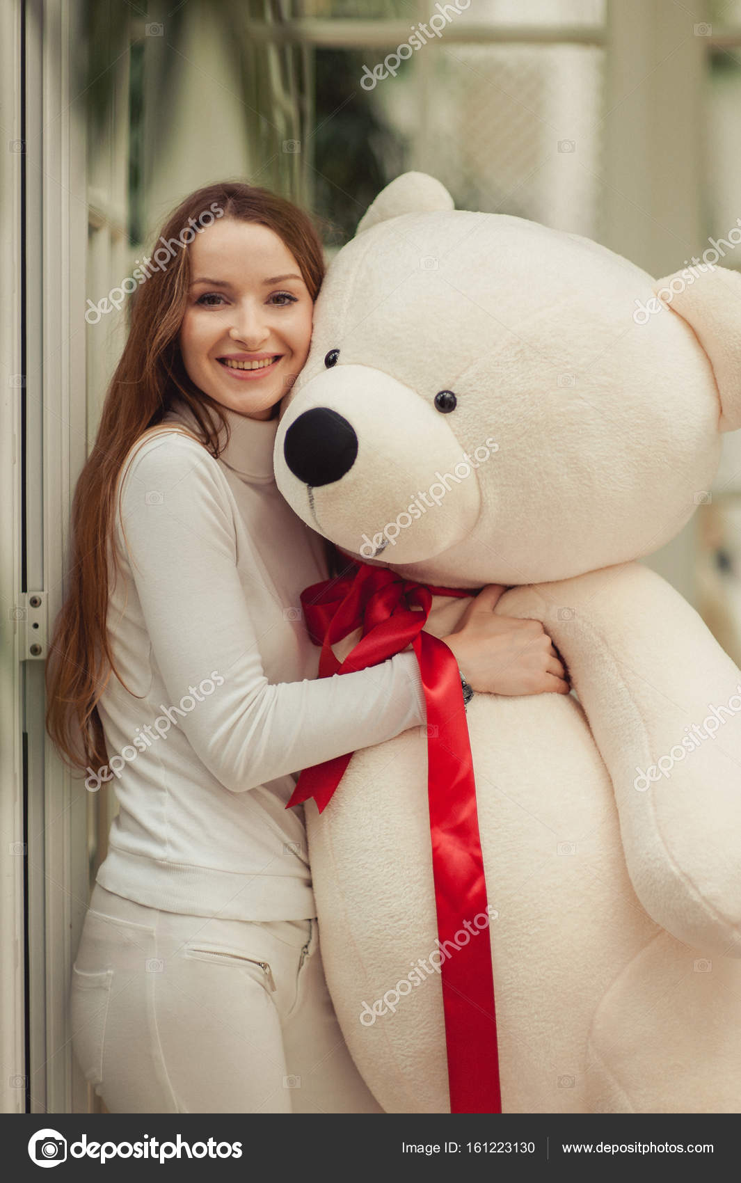teddy bear with girl