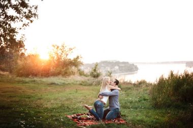 Piknik Park aşık Çift