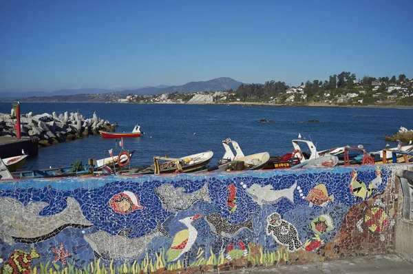 Costa colorida de Chile — Foto de Stock
