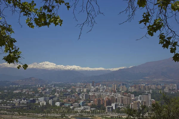 Santiago, hlavním městě chile — Stock fotografie