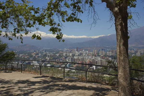 Santiago, a Chilei fővárosban — Stock Fotó