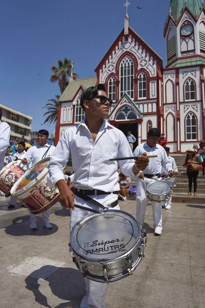 Grupo de Danza Banda de una Morenada — Foto de Stock