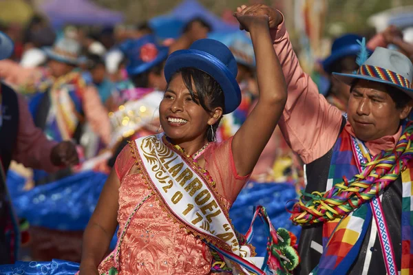 Arica Chile February 2017 Performing Street Parade Annual Carnaval Andino — Stock Photo, Image