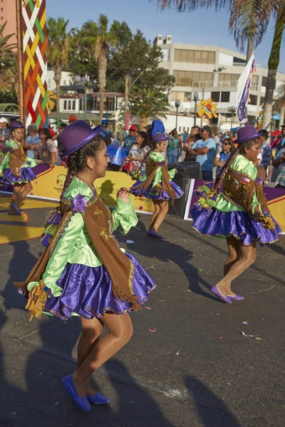 Dansare på Arica Carnival — Stockfoto